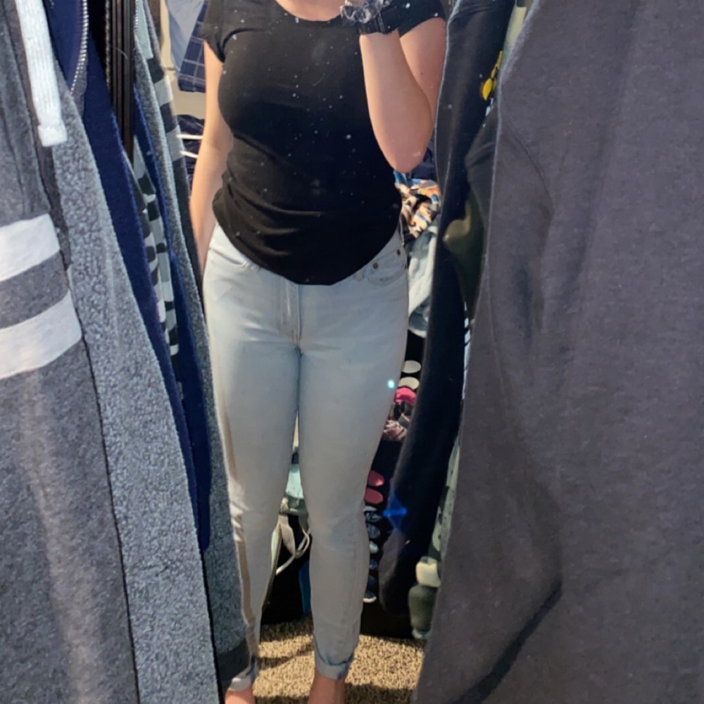 Light Colored High Waisted Jeggings